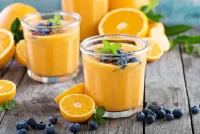 Quebra-cabeça Orange smoothie