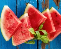 Jigsaw Puzzle Watermelon and mint