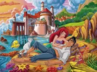 Jigsaw Puzzle Ariel and prince
