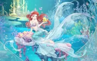 Quebra-cabeça Ariel anime style
