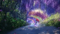 Jigsaw Puzzle Arch of Wisteria