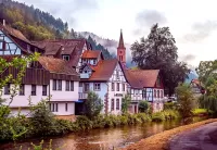 Quebra-cabeça Austrian village