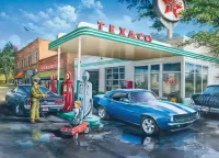 Jigsaw Puzzle Gas station