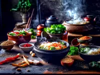 Jigsaw Puzzle asian food