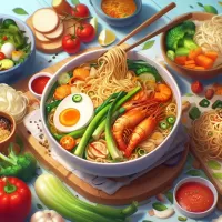 Quebra-cabeça Asian cuisine