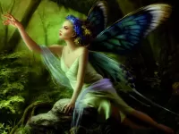 Quebra-cabeça A fairy butterfly