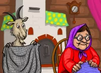 Puzzle Grandma and goat