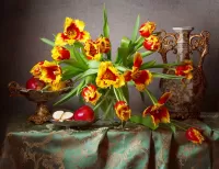 Пазл Бахромчатые тюльпаны
