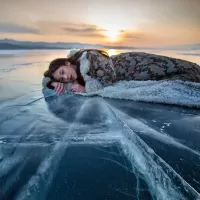 Puzzle Baikal ice