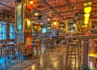 Puzzle Western style bar