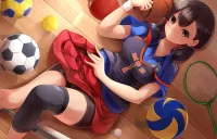 Puzzle basketball player