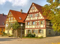 Jigsaw Puzzle Bavarian houses