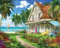 Quebra-cabeça beach house
