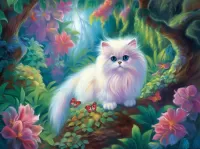 Rätsel white kitty