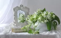 Quebra-cabeça White flowers