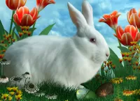 Quebra-cabeça White Rabbit