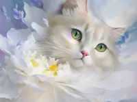 Rompecabezas White cat