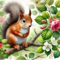 Jigsaw Puzzle Squirrel