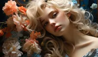 Jigsaw Puzzle Blonde girl