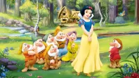Слагалица Snow white and the dwarves