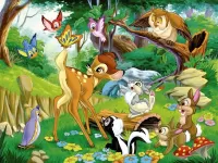 Jigsaw Puzzle Bambi with your friends