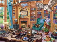 Jigsaw Puzzle Traveler's Library