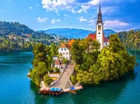 Quebra-cabeça Bled Slovenia