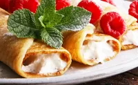 Jigsaw Puzzle Pancakes with cottage cheese