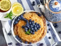Слагалица Blueberry pancakes