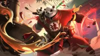Quebra-cabeça Battle pandas