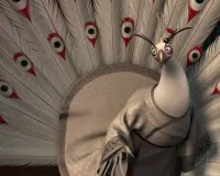 Quebra-cabeça Fighting peacock