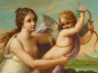 Quebra-cabeça Goddess and Cupid