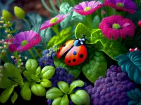 Jigsaw Puzzle Ladybug