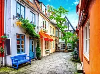 Quebra-cabeça Bremen courtyard