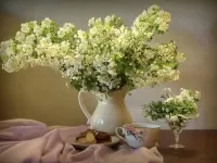 Пазл Букет белых цветов