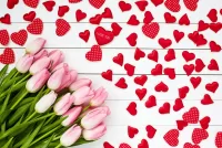 Jigsaw Puzzle Bouquet and Valentine