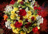 Jigsaw Puzzle Bouquet of roses