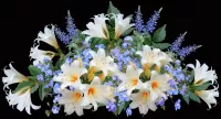 Quebra-cabeça A bouquet of lilies