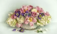 パズル Bouquet with buttercups