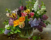 Jigsaw Puzzle Bouquet of flowers