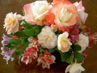 Jigsaw Puzzle Bouquet of flowers