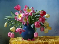 Rompecabezas A bouquet of tulips