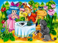 Quebra-cabeça Pinocchio and Malvina