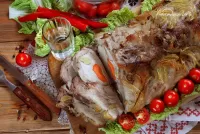 Jigsaw Puzzle Home-style boiled pork