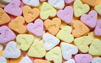 Jigsaw Puzzle Candy Hearts