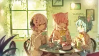 Puzzle Tea party with cake
