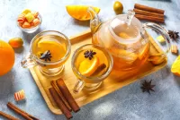 Слагалица Tea with orange