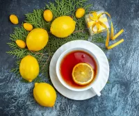 Rätsel Tea with lemon