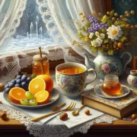 Zagadka Tea with honey