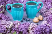 Слагалица Tea with lilac